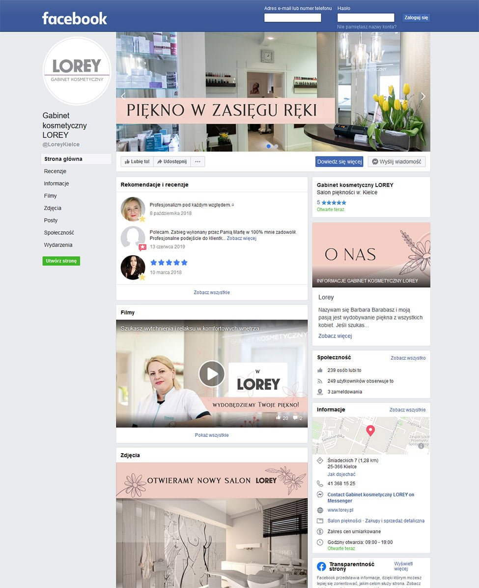 Lorey – Facebook